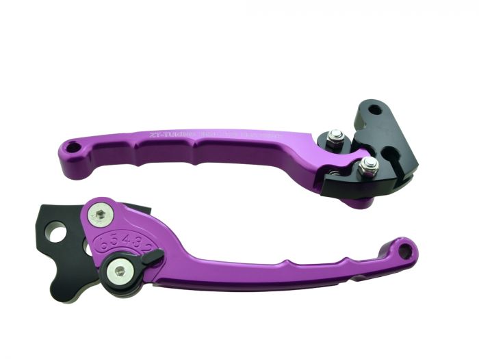 ZT CNC Handhebel LILA VIOLETT Scheibenbremse S51 S50 SR50 KR51/2 mit ABE