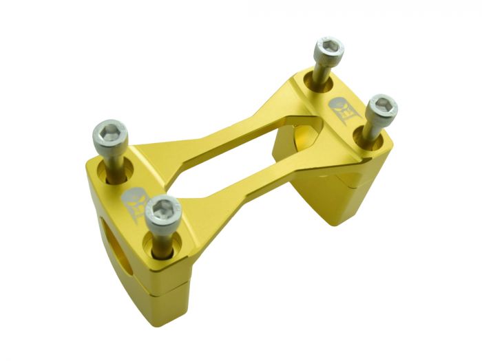 PZ-​Tuning CNC Racing Lenkerklemme GOLD mit Teilegutachten für Simson S50 S51