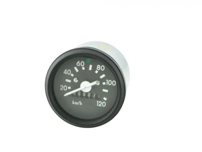 Tachometer SCHWARZ 120 km/h für Simson S51 S70 60mm MIT Blinkkontrolle