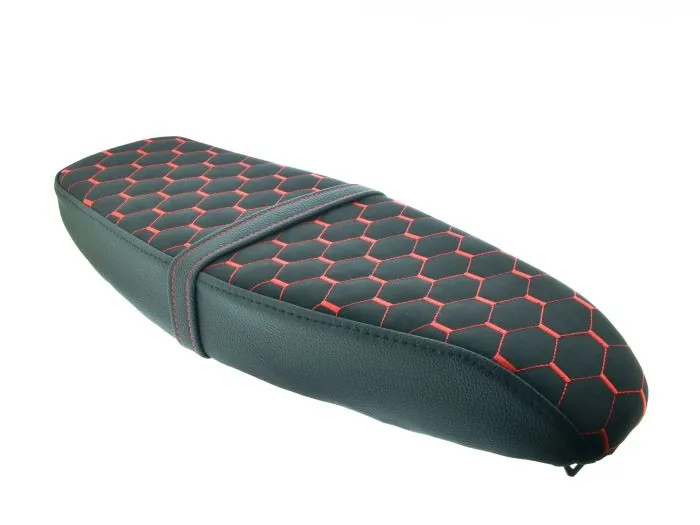 Tuning Sitzbank flach ROT Hexa-​EVO2 für Simson S50 S51 S70