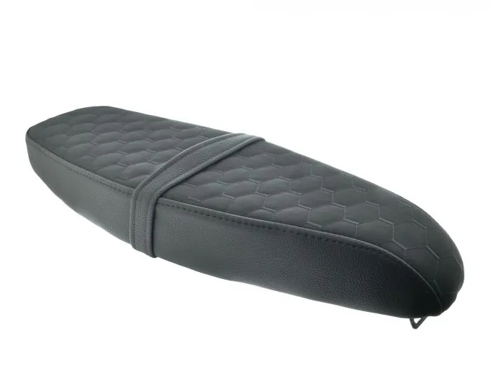 Tuning Sitzbank flach SCHWARZ Hexa-​EVO2 für Simson S50 S51 S70