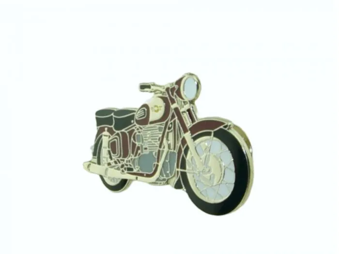 Pin Ansteckpin AWO 425 Sport Baujahr 1957 - 1961 Farbe marone