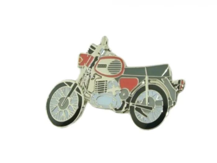 Pin Ansteckpin MZ TS250 Farbe rot