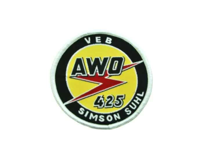 Aufnäher Patch 75mm „AWO 425“ Gelb-Rot