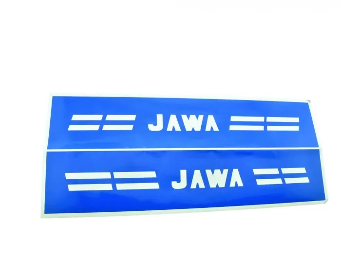 Lackierschablone „JAWA“ 260 × 20 mm Satz 2-teilig passend für JAWA Mustang