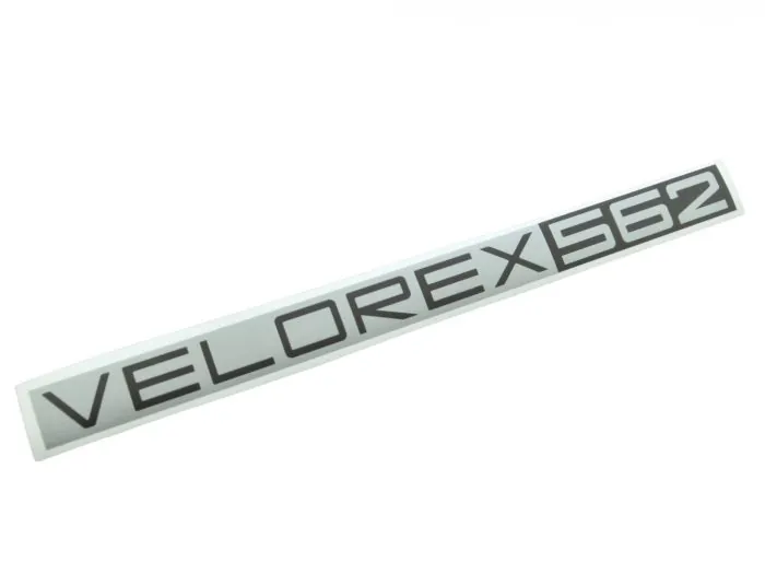 Aufkleber Silber für Velorex 562 Originalgetreues Dekor