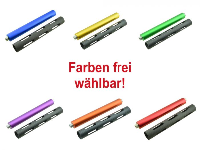 SET Aufbockgriff Gepäckträger "Racing" Aluminium versch. Farben S51 S50