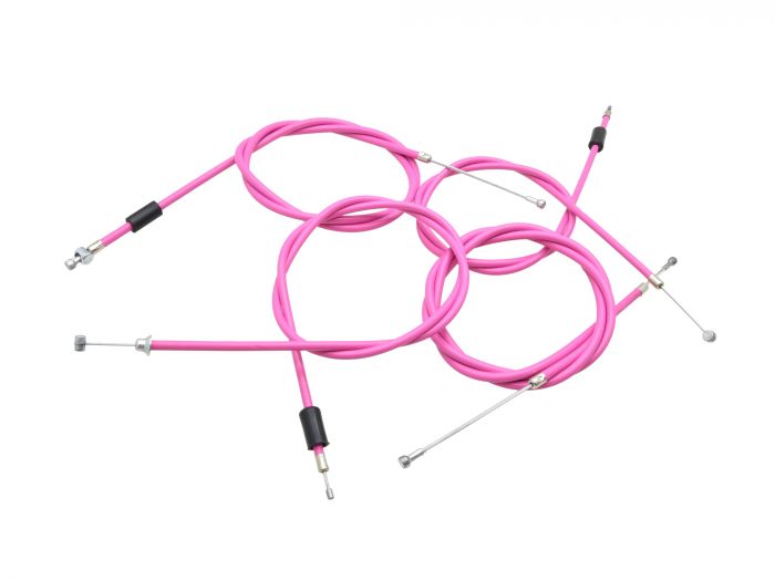 SET Bowdenzüge Enduro SIMSON S51E S70E BVF-​Vergaser - PINK