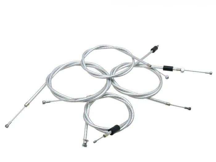 SET Bowdenzüge Enduro SIMSON S51E S70E BVF-​Vergaser - SILBER