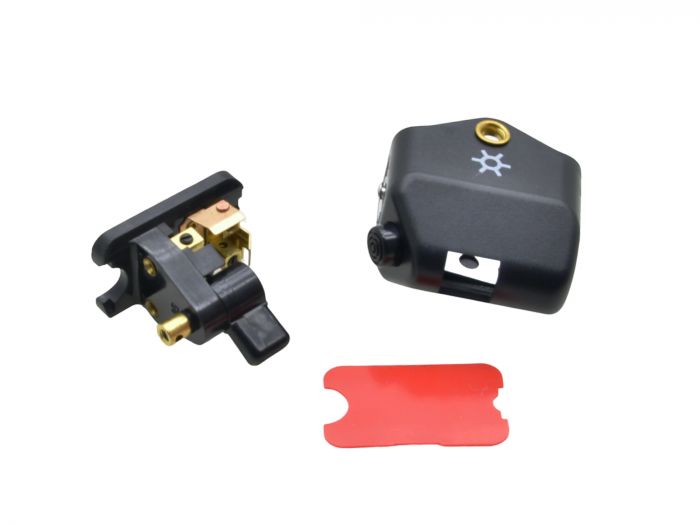 Abblendschalter OHNE Ausschnitt SCHWARZ für Simson Schwalbe KR51 SR4/