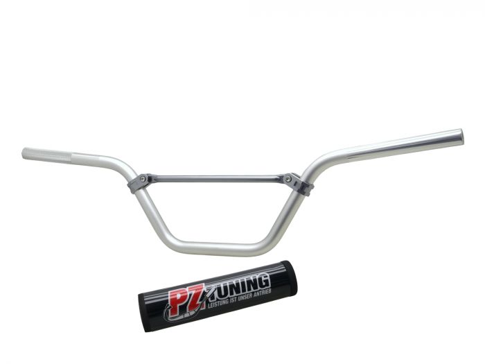 PZ-​Tuning Lenker SILBER mit Polster Simson S51 S51E mit Teilegutachten