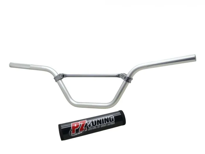 PZ-​Tuning Lenker SILBER mit Polster Simson S51 S51E mit Teilegutachten