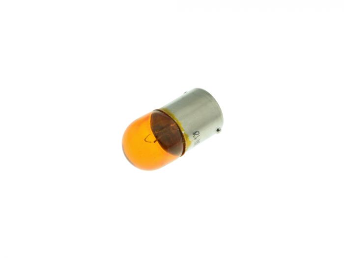 Glühlampe 12V 10W BA15s (RY10W Amber) Standard K18 (18x35mm) kleiner Glaskolben, Röhrenform