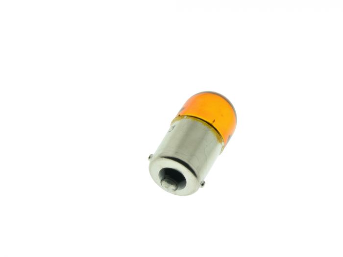 Glühlampe 12V 10W BA15s (RY10W Amber) Standard K18 (18x35mm) kleiner Glaskolben, Röhrenform