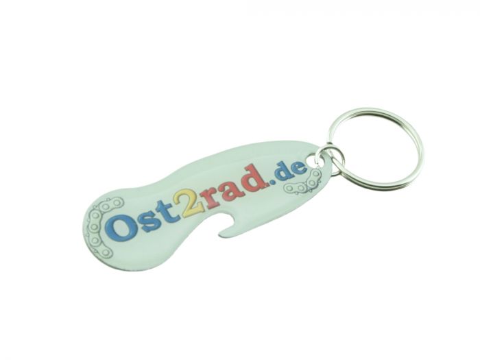 Bonusartikel - Ost2rad Einkaufswagenlöser Anhänger 3D-Optik