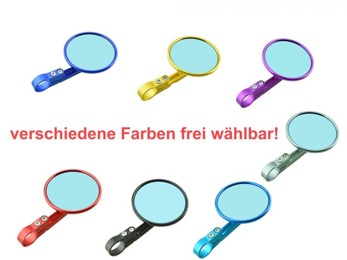 ZT-CNC Spiegel mit Lenkerklemmung versch. Farben