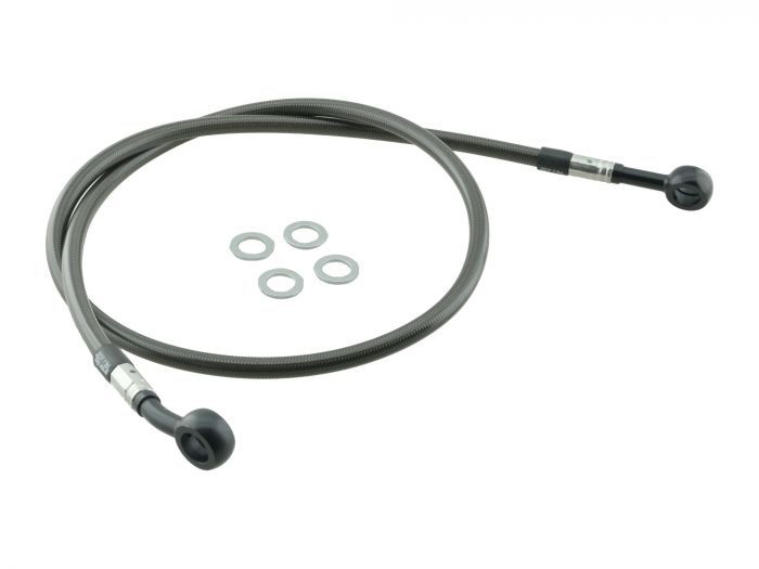 PZ Stahlflexbremsleitung 88cm für Enduro-Lenker inkl. Gutachten – Simson S51 S50 S70