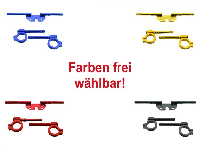SET 3-teilig Blinkerhalter CNC Innengewinde M8 für Simson S50 S51 versch. Farben