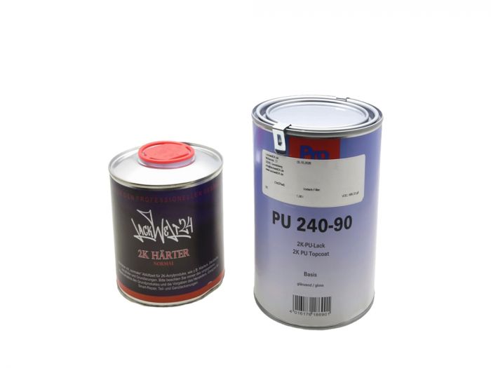 Preview: 2K-Acryllack Farbton Beige MZ ES 125 150 175 250 SET inkl. Härter 1,5 Liter