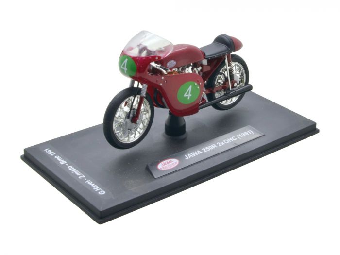 Modell Jawa Rennmaschine 250ccm 2XOHC Bj. 1961 Sondermodell Brün