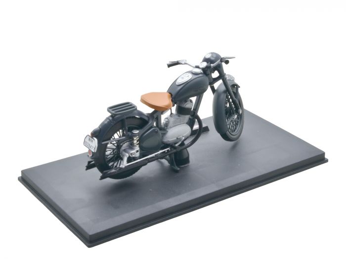 Preview: Modell Jawa 250 Pérák 1942 Prototyp – Dunkelgrau – 1:18
