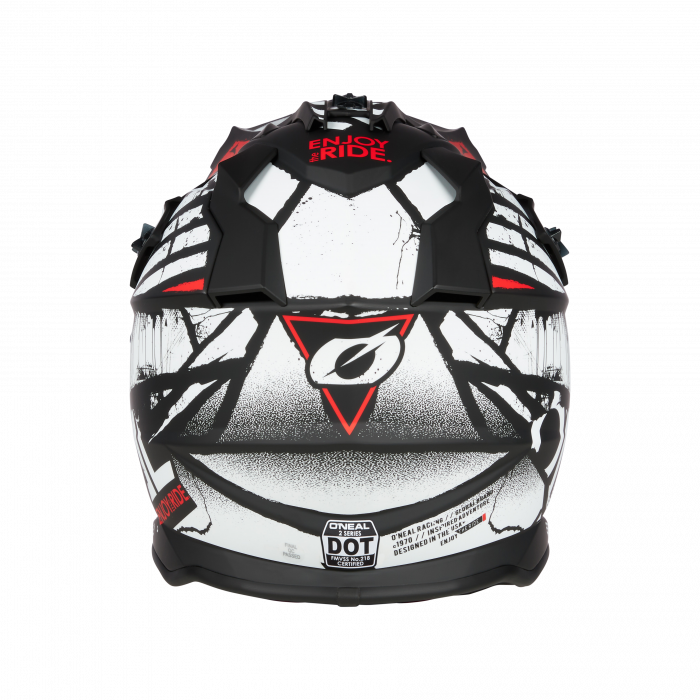Crosshelm O`NEAL 2SRS GLITCH schwarz weiß
