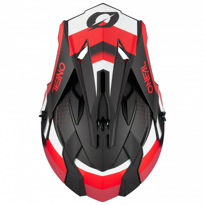 Crosshelm O`NEAL 2SRS SPYDE schwarz rot weiß