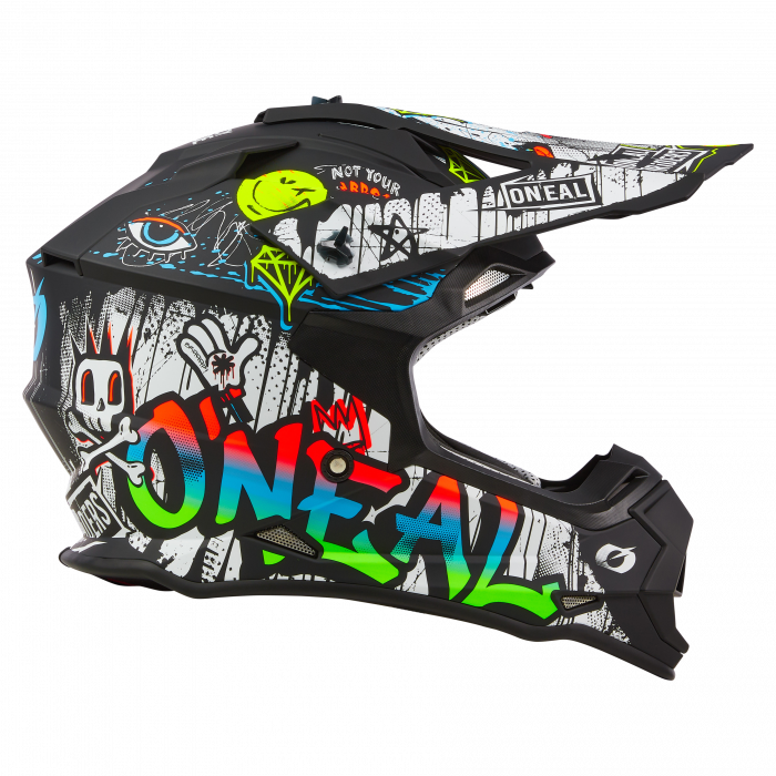 Crosshelm O`NEAL 2SRS RANCID schwarz bunt