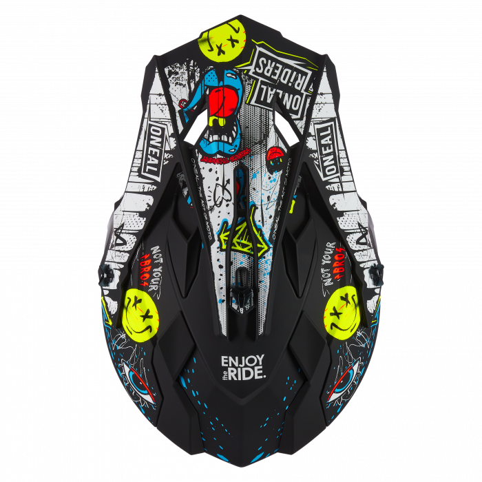 Crosshelm O`NEAL 2SRS RANCID schwarz bunt