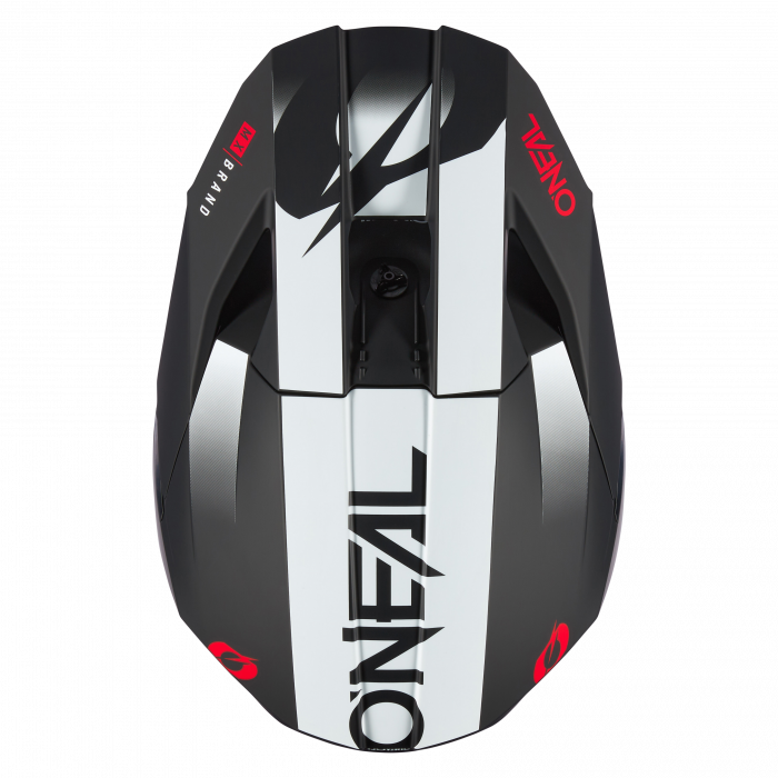 Crosshelm O`NEAL 3SRS HEXX schwarz weiß rot