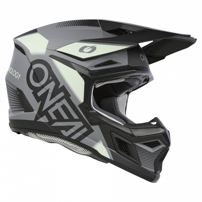 Crosshelm O`NEAL 3SRS VISION V.24 schwarz grau