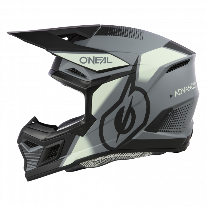 Crosshelm O`NEAL 3SRS VISION V.24 schwarz grau