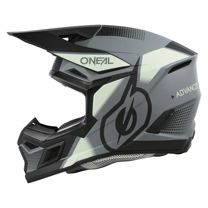 Crosshelm O`NEAL 3SRS VISION V.24 schwarz grau