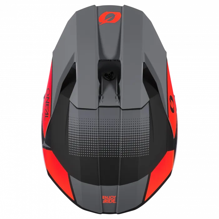 Crosshelm O`NEAL 3SRS VISION V.24 schwarz rot grau