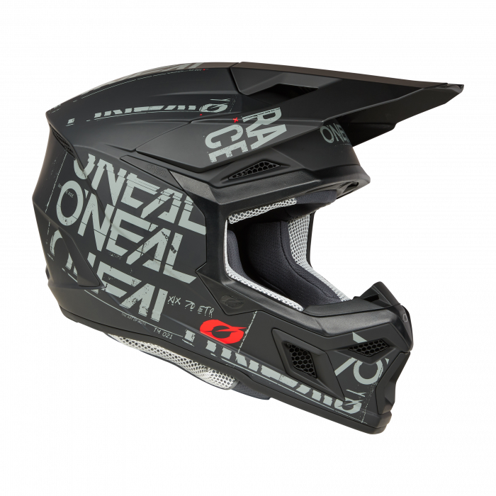 Crosshelm O`NEAL 3SRS STATIC V.25 schwarz grau