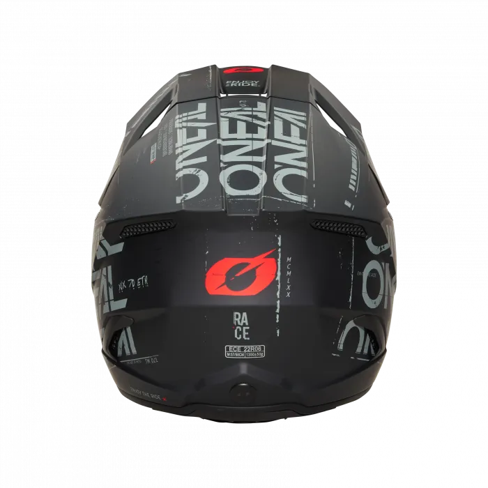 Crosshelm O`NEAL 3SRS STATIC V.25 schwarz grau