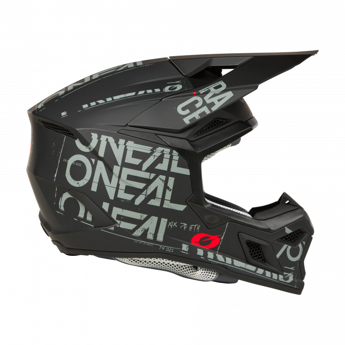 Crosshelm O`NEAL 3SRS STATIC V.25 schwarz grau