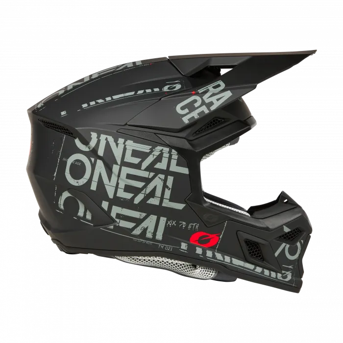 Crosshelm O`NEAL 3SRS STATIC V.25 schwarz grau