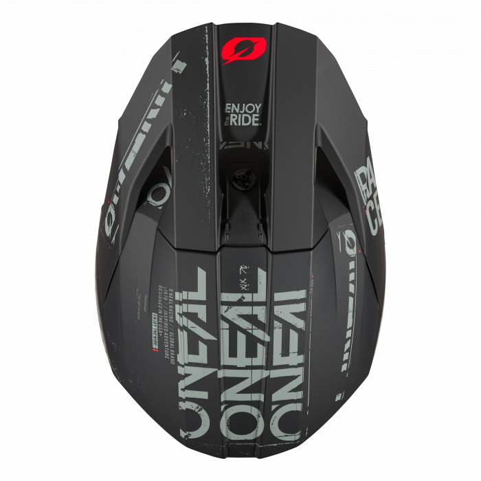 Crosshelm O`NEAL 3SRS STATIC V.25 schwarz grau