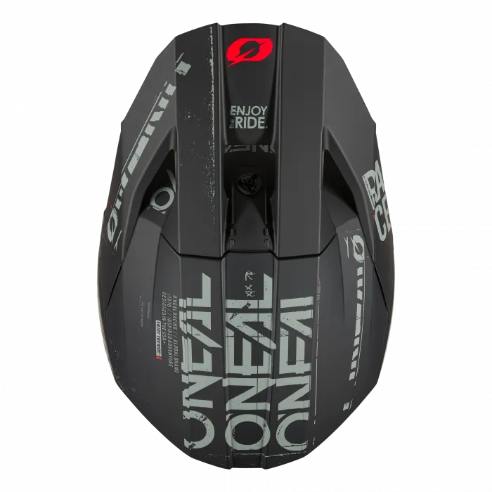 Crosshelm O`NEAL 3SRS STATIC V.25 schwarz grau