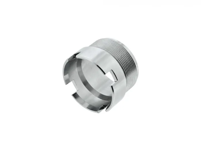 Dt. Krümmermutter CHROM ETZ250 ETZ251 Loch ECKIG, für MZ