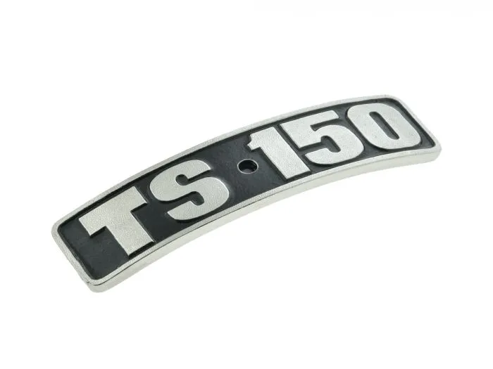 Abzeichen, Plakette für Kotflügel passend für MZ TS150 gebogen