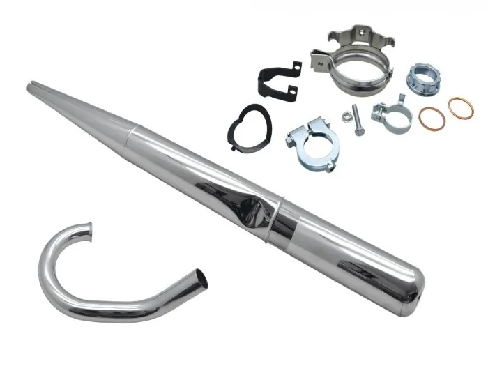 Auspuffset für SIMSON S51E S70E Enduro, Standard - offen