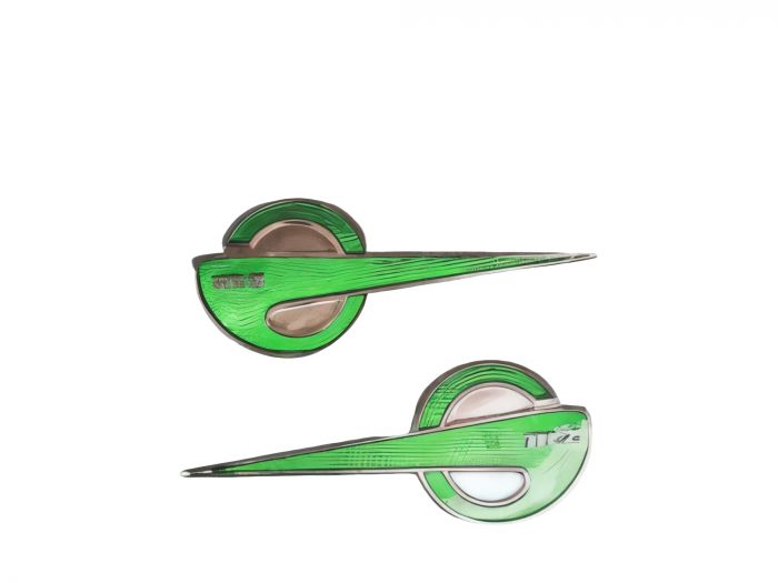 Jeu emblèmes MZ émaillés vert MZ ES 125 150 250/2