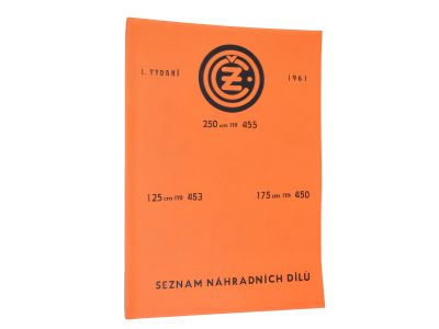 Ersatzteilkatalog CZ 125 175 250 Typ 455 453 450 deutsch