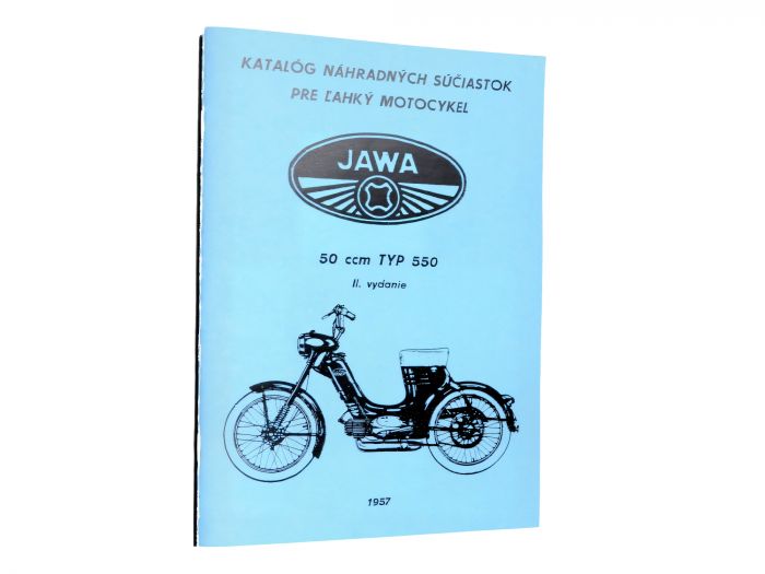 Ersatzteilkatalog JAWA 50 Typ 550 tschechisch