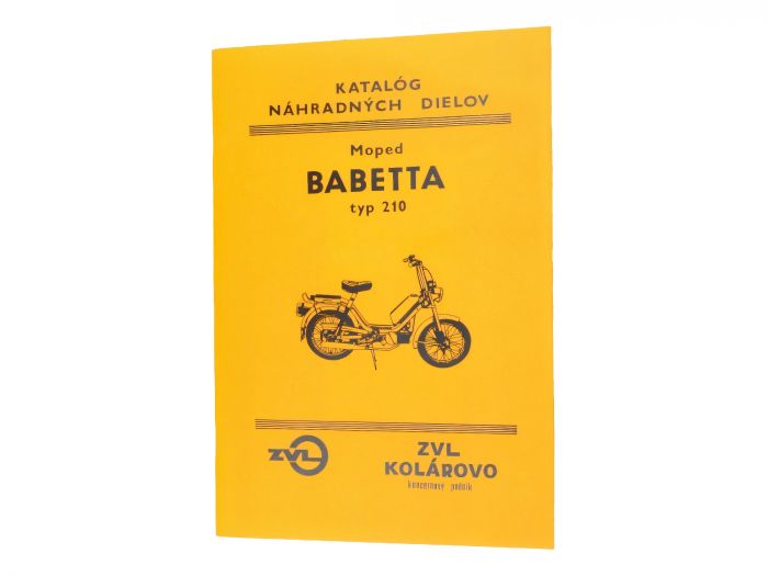 Ersatzteilkatalog JAWA Babetta Typ 210 tschechisch