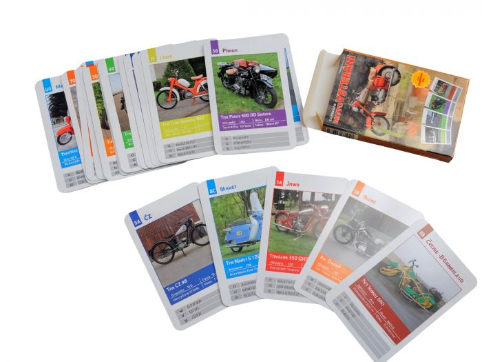 Jeu de cartes Quartet JAWA CZ