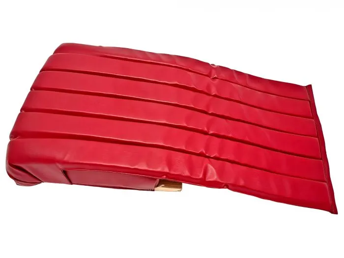 Sitz komplett Seitenwagen Superelastik mit Holzrahmen rot