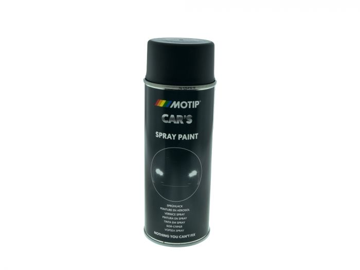 Rallye - Lack schwarz matt MOTIP vormals DUPLI Spraydose 400ml